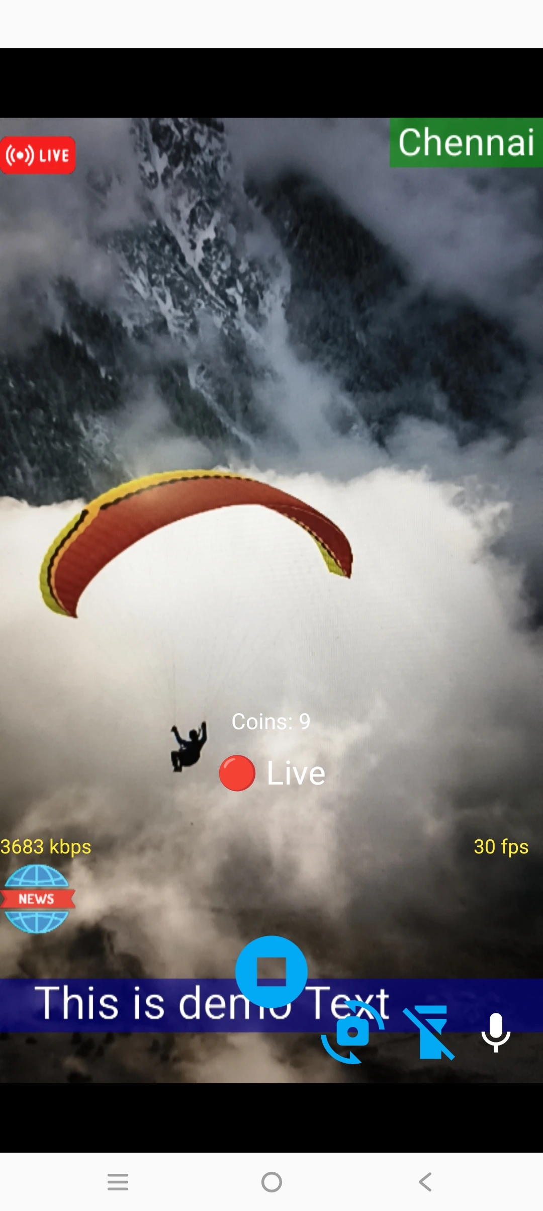 Streamer Screen